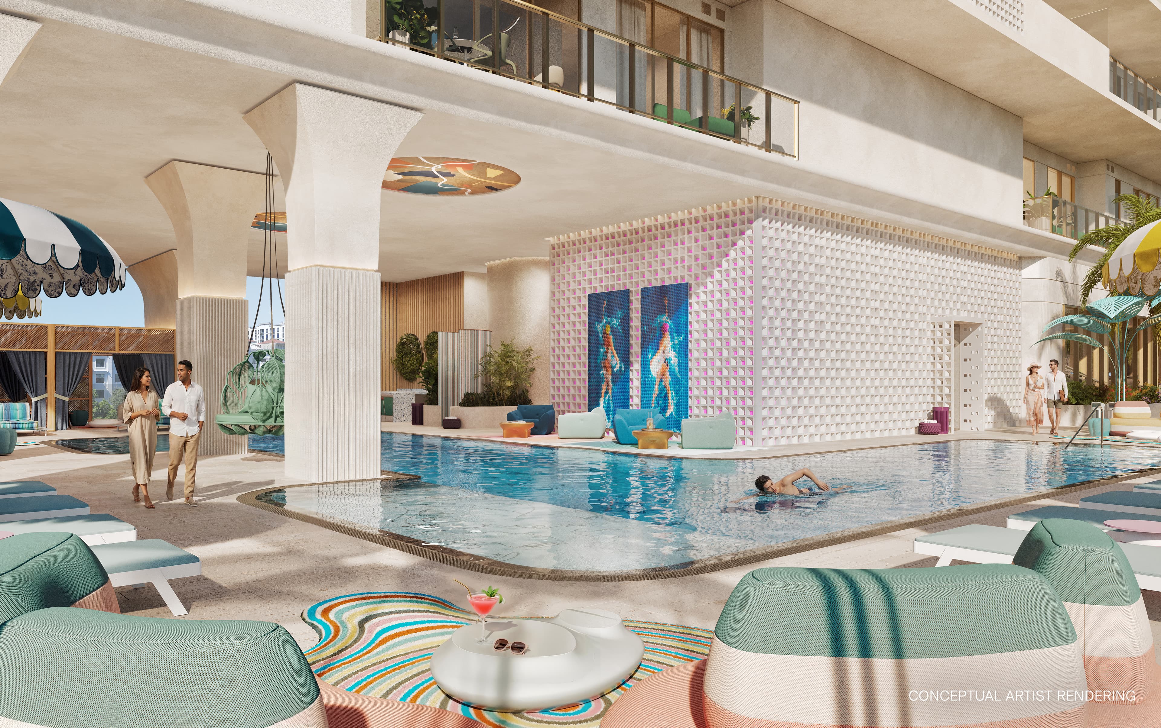 Pool from south east